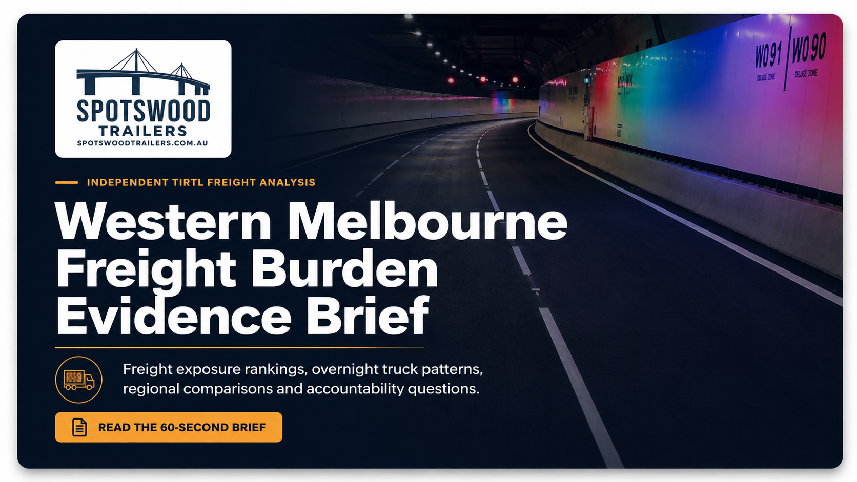 Western Melbourne Freight Burden Evidence Brief