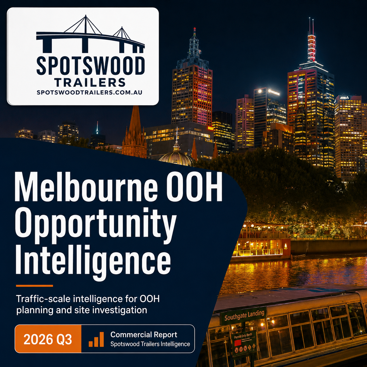 Melbourne OOH Opportunity Intelligence 2026Q3 commercial report cover